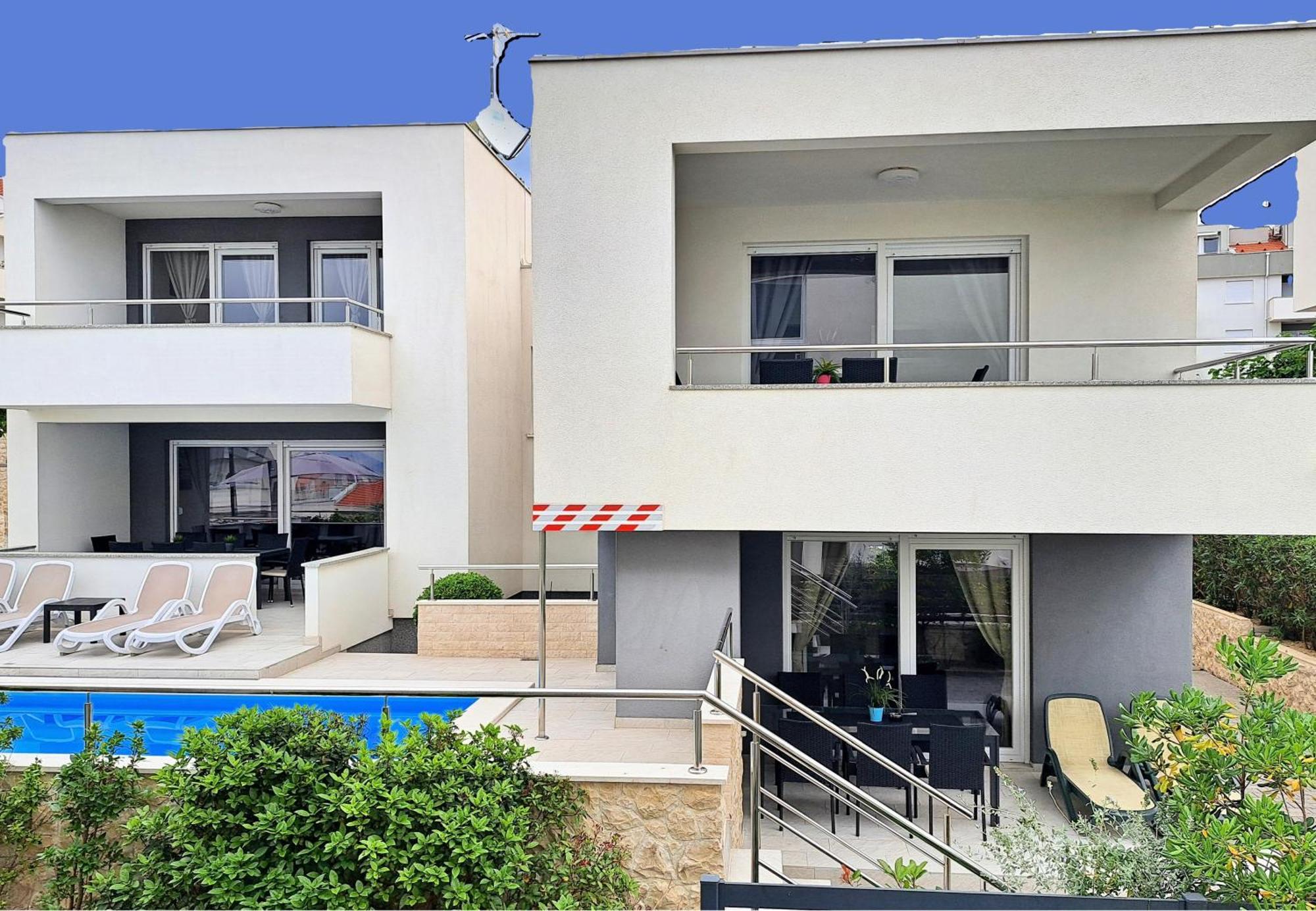 Villa Lumada Pool Apartments Novalja Bagian luar foto