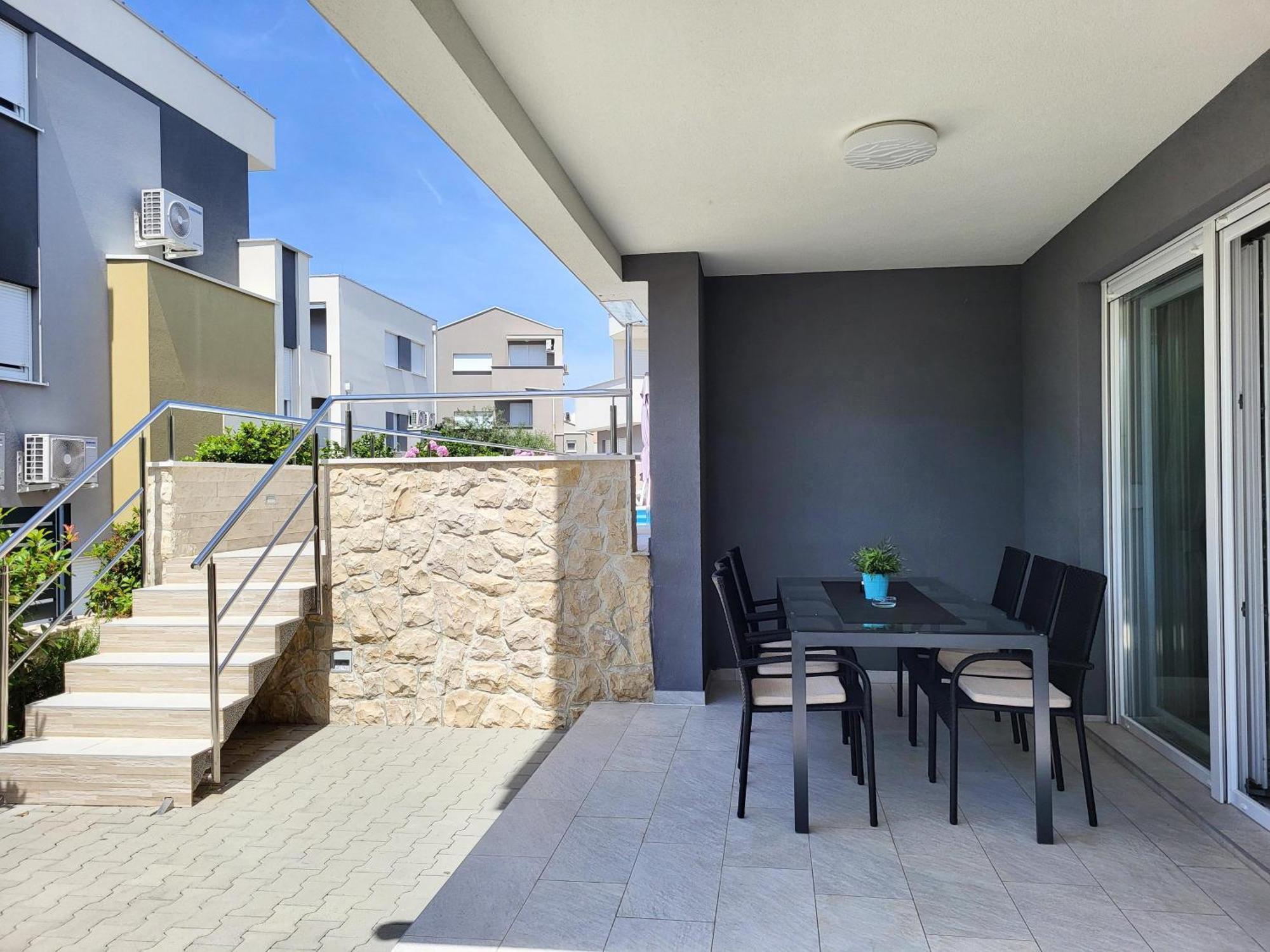 Villa Lumada Pool Apartments Novalja Bagian luar foto